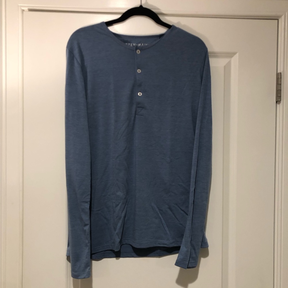 Mizzen+Main Long-Sleeve Henley Shirt